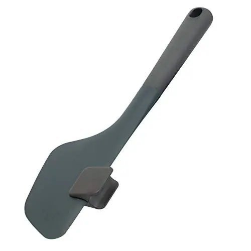Multifunktionaler Dreh-Spatel für Thermomix® TM6 / TM5 / TM31 zum einfachen Ausschaben und Entleeren - Zubehör von KochFix (Anthrazit)