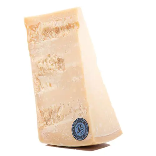 GUSTOEMILIA | Parmigiano Reggiano Käse D.O.P. Reifezeit 48 Monate Parmesankäse am Stück 1 kg Packung Laktosefrei - GVO-frei – vakuumverpackt