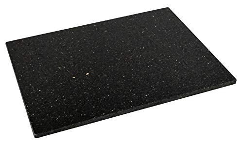 DiConcetto Schneidebrett aus Granit | Steinplatte | Granitplatte | Servierplatte (Granit Star Galaxy, 40 x 30 x 1)