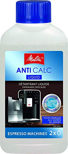 Melitta Flüssig-Entkalker für Kaffeevollautomaten und Espressomaschinen Anti Calc, 250 ml