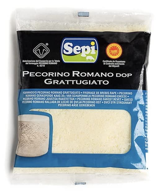 Sepi Pecorino Romano DOP gerieben 3x100gr im wiederverschließbare Beutel
